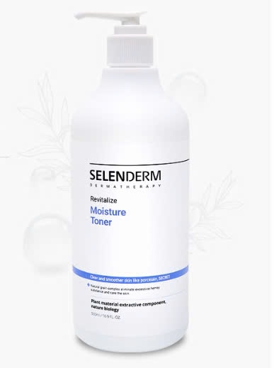 Nước hoa hồng cấp ẩm, phục hồi da - Selenderm Revitalize moisture Toner 500ml